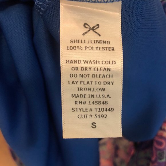 Everly Flowy  Blue Tank Top with Keyhole Back - Picture 6 of 6